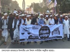 বেনাপোলে জামায়াতে ইসলামীর বিশাল গণমিছিল, দাড়িপাল্লা প্রতীকে ভোটের আহ্বান